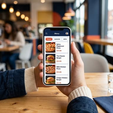 Digital menu preview